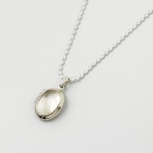 白蝶貝オーバルロケットペンダントSサイズ リトルラグーン鎌倉