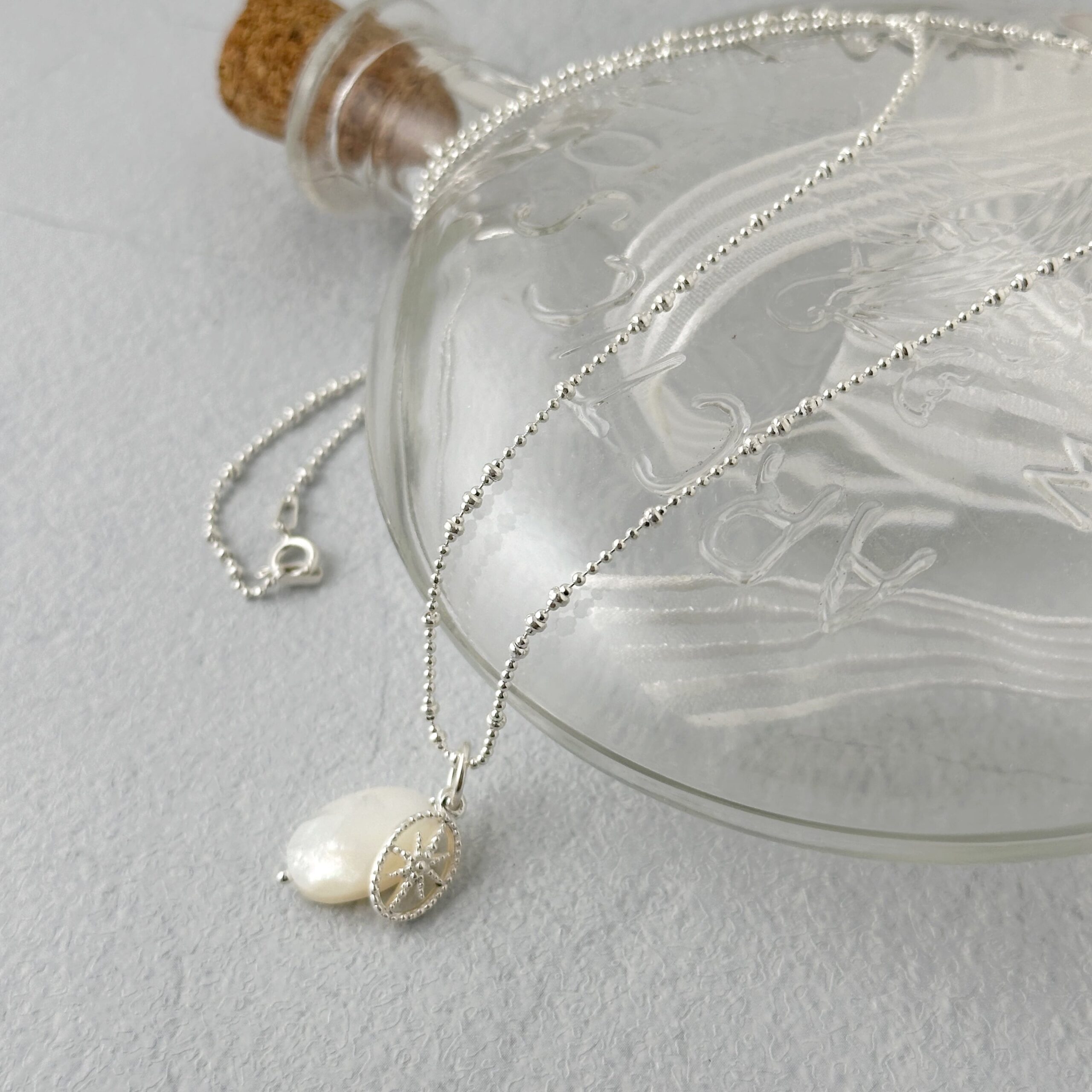 【リューアル】Lagoon Original 白蝶貝&オーバルスター ネックレス リトルラグーン鎌倉