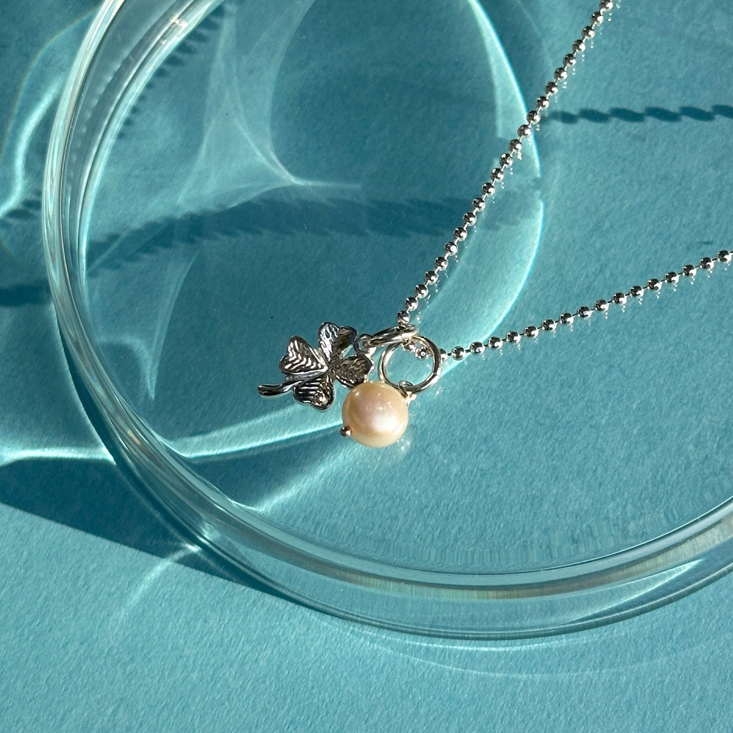 ハッピー クローバー ネックレス リトルラグーン鎌倉