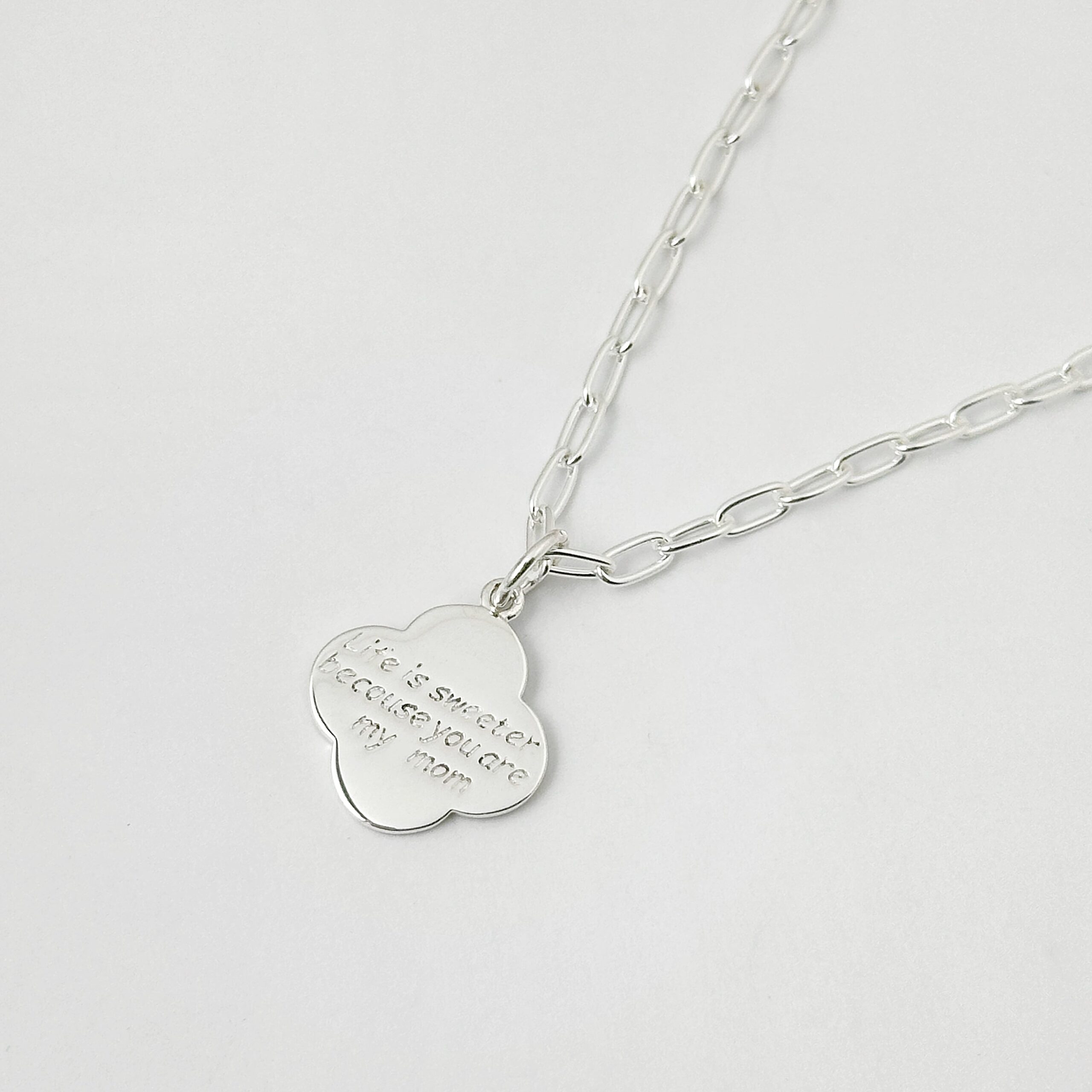 【Message Collection】my mom タイル型 ネックレス　リトルラグーン鎌倉