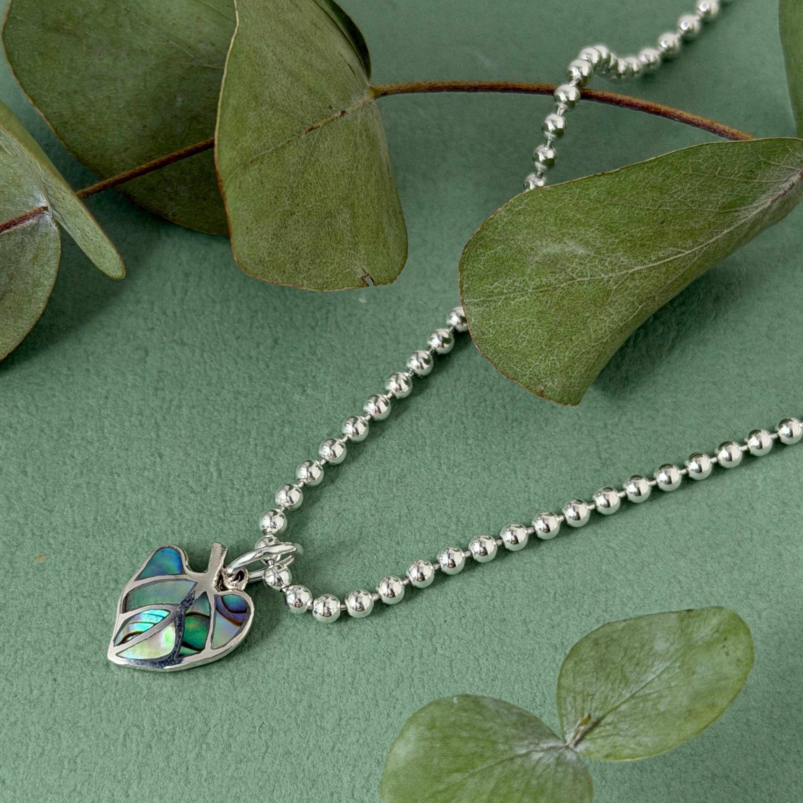 Lagoon Original 白蝶貝 / アバロン リーフ ペンダント 　リトルラグーン鎌倉