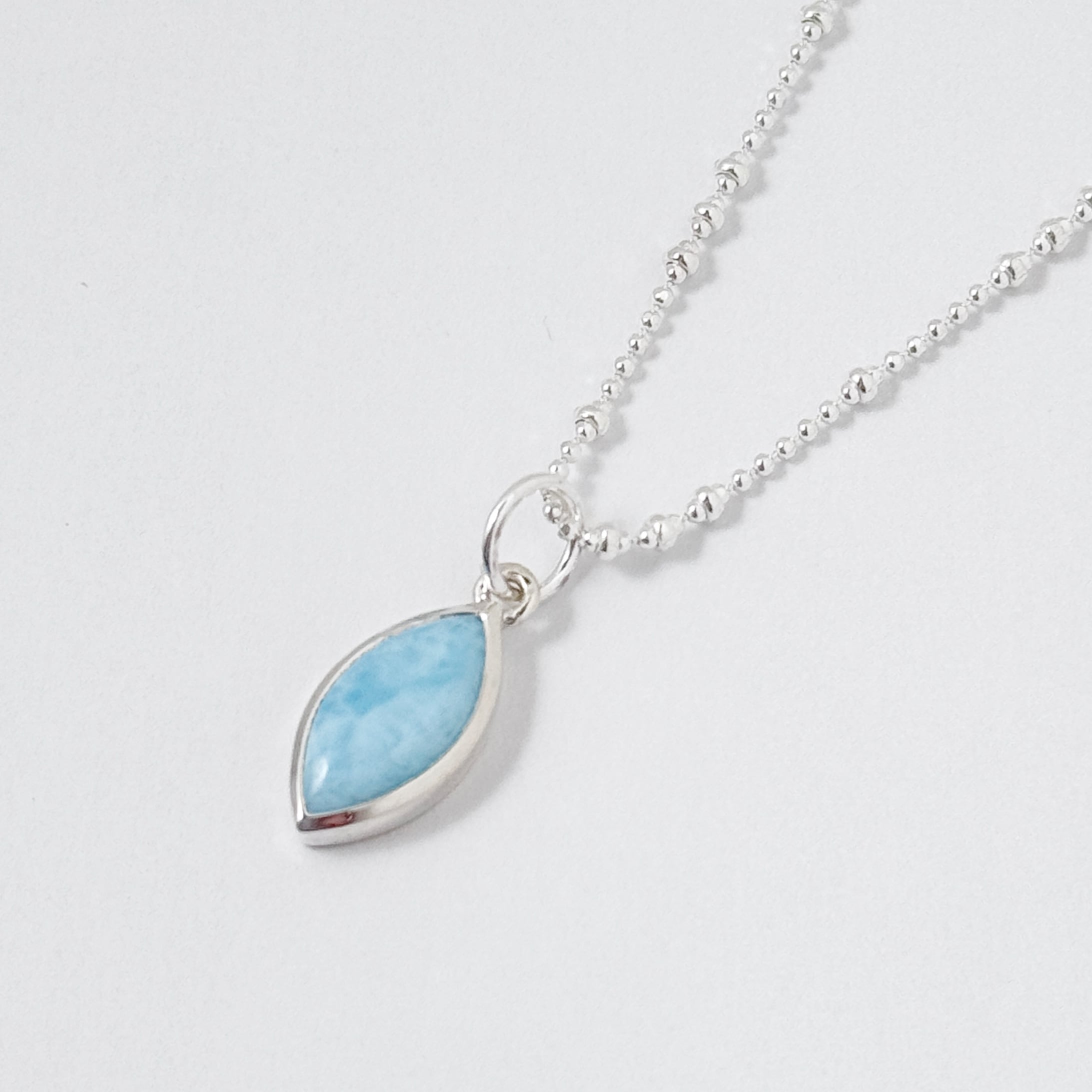 Lagoon Original ラリマー マーキスカット ペンダント リトルラグーン鎌倉